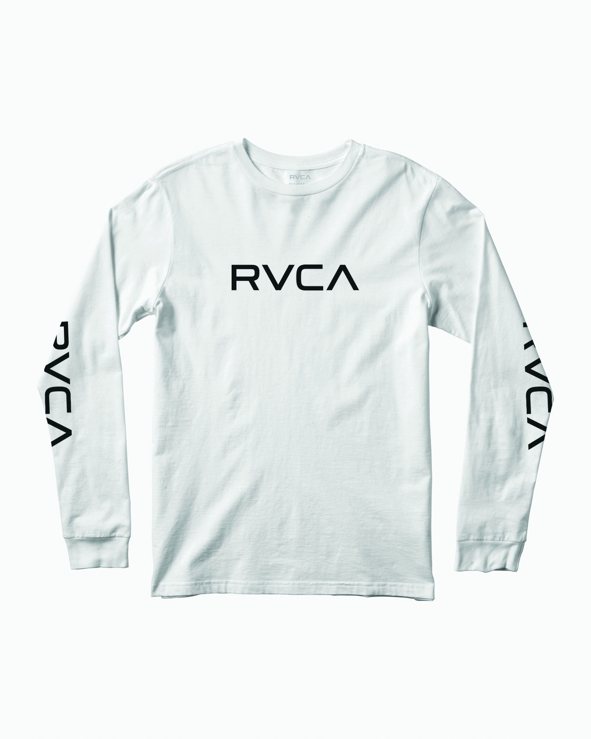 RVCA Mens Vhs Long Sleeve Knit T-Shirt