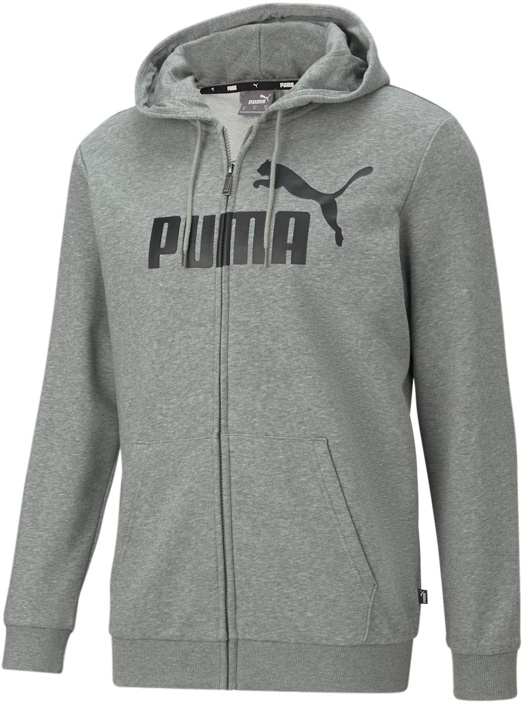 Puma - Mens Ess Big Logo Fz Hoodie Tr