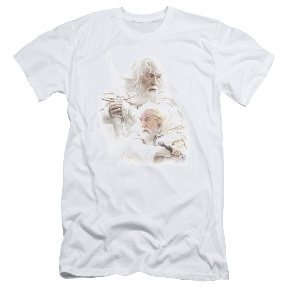 Lord of The Rings Gandalf The White Licensed Adult Long Sleeve T-Shirt S-3XL
