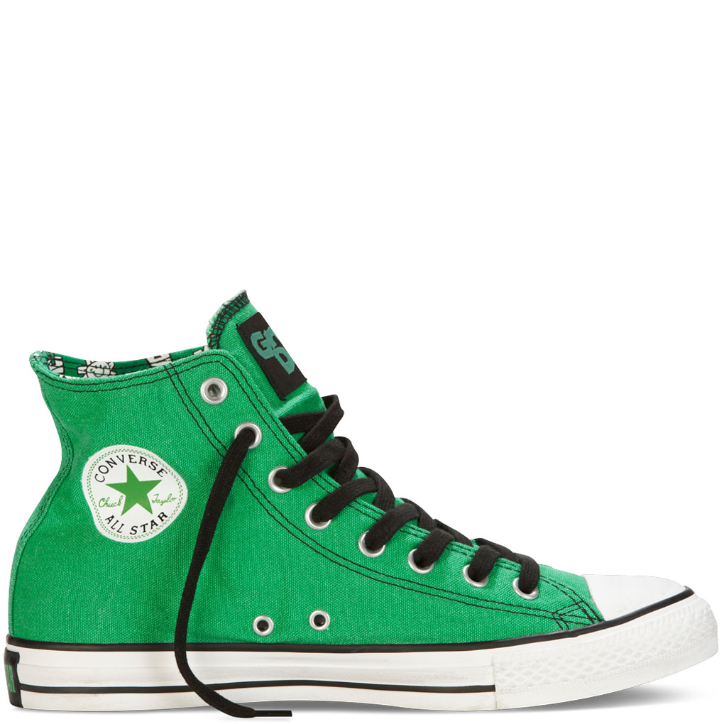 all green converse