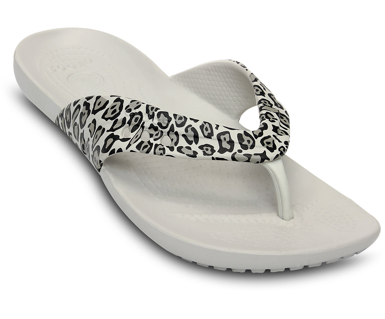 crocs leopard print sandals