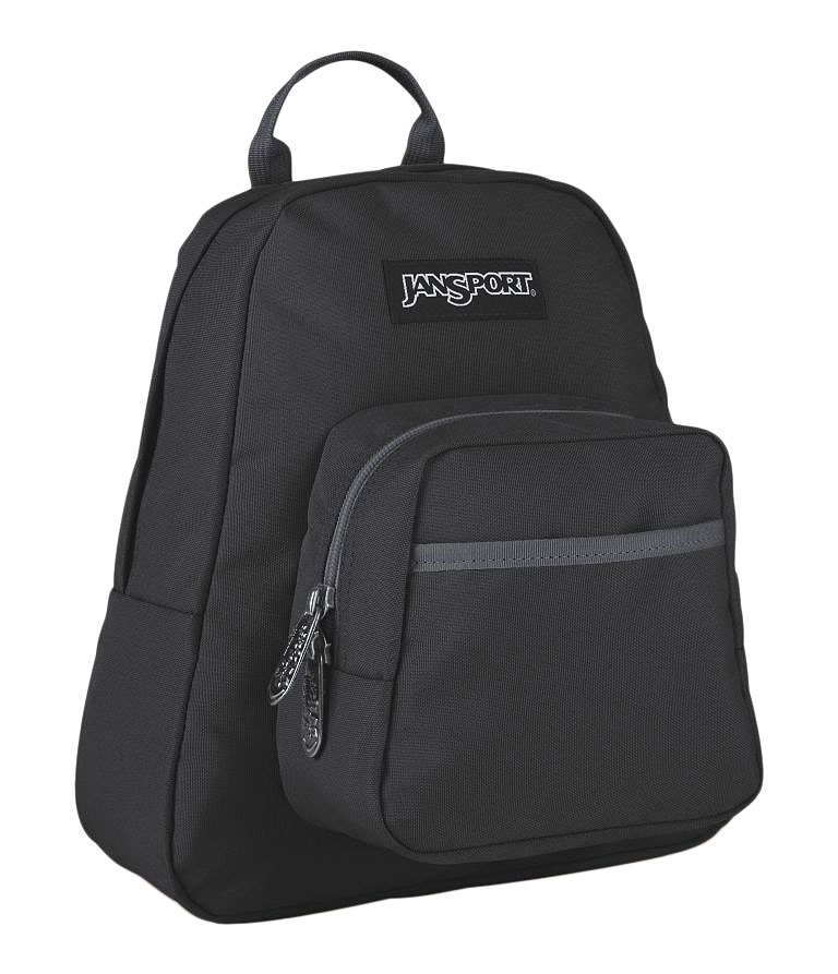 Jansport Half Pint Canvas Black Mini Backpack / Purse