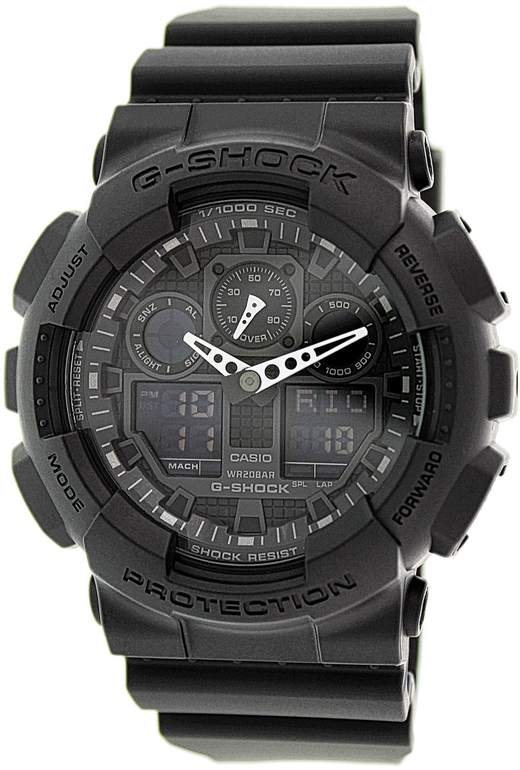 GShock G100 Big Combi Military Series Wrist Watch in Matte Black