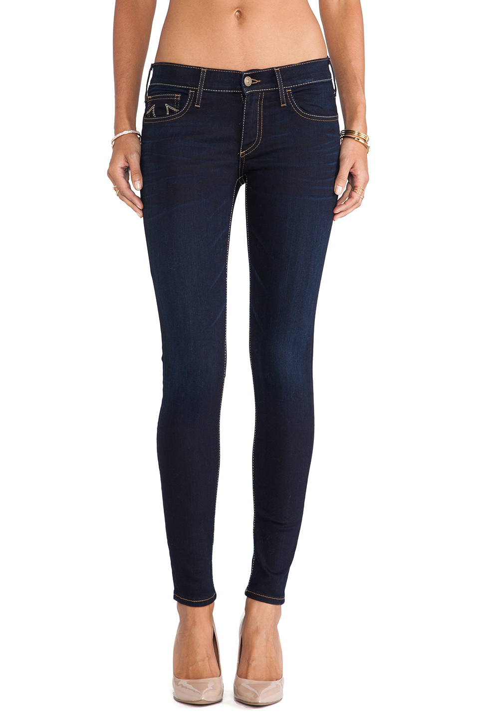 Womens Casey Low Rise Super Skinny Jeans