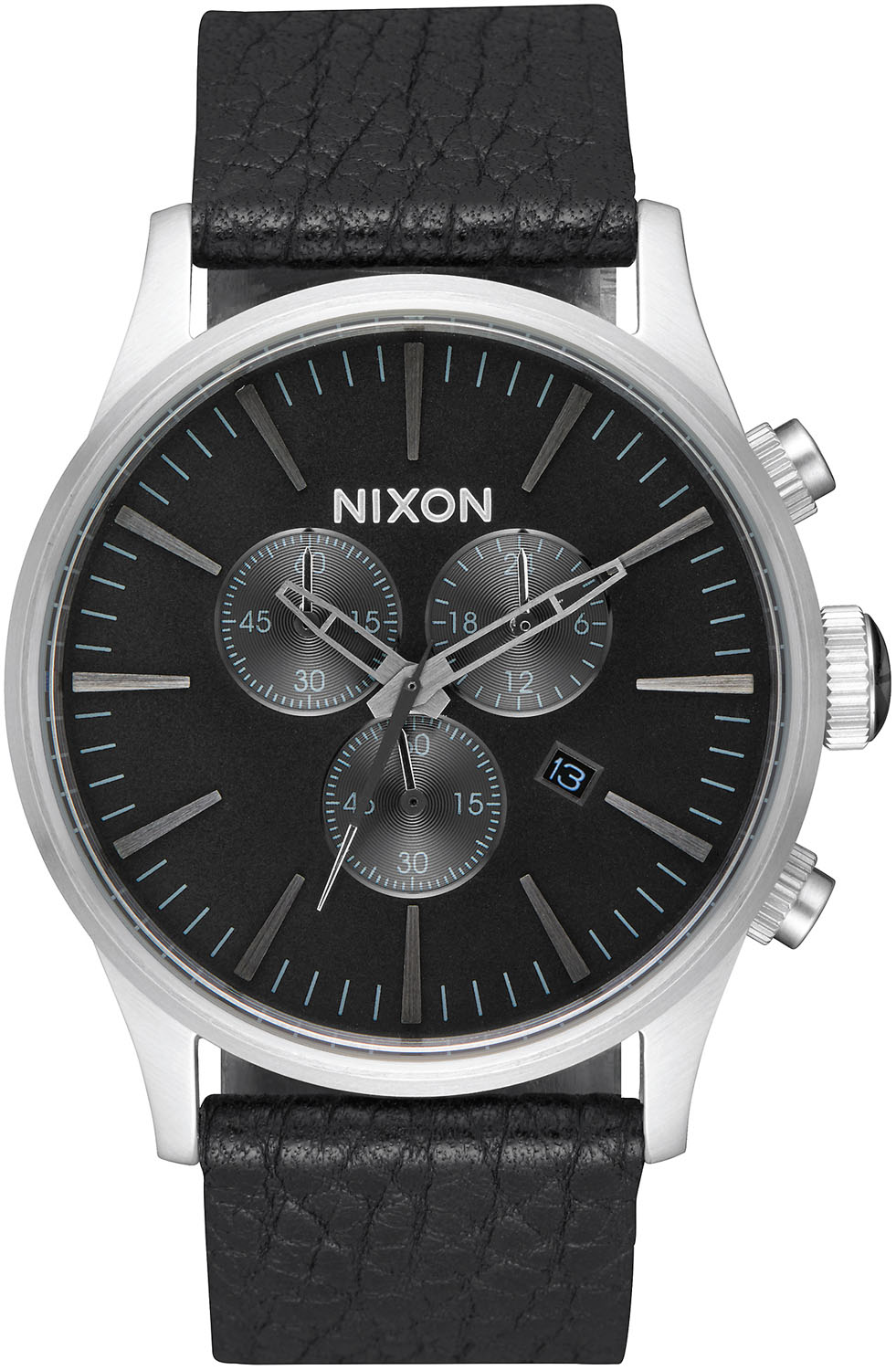 Nixon - Analog Men's Sentry Chrono Leather Watch