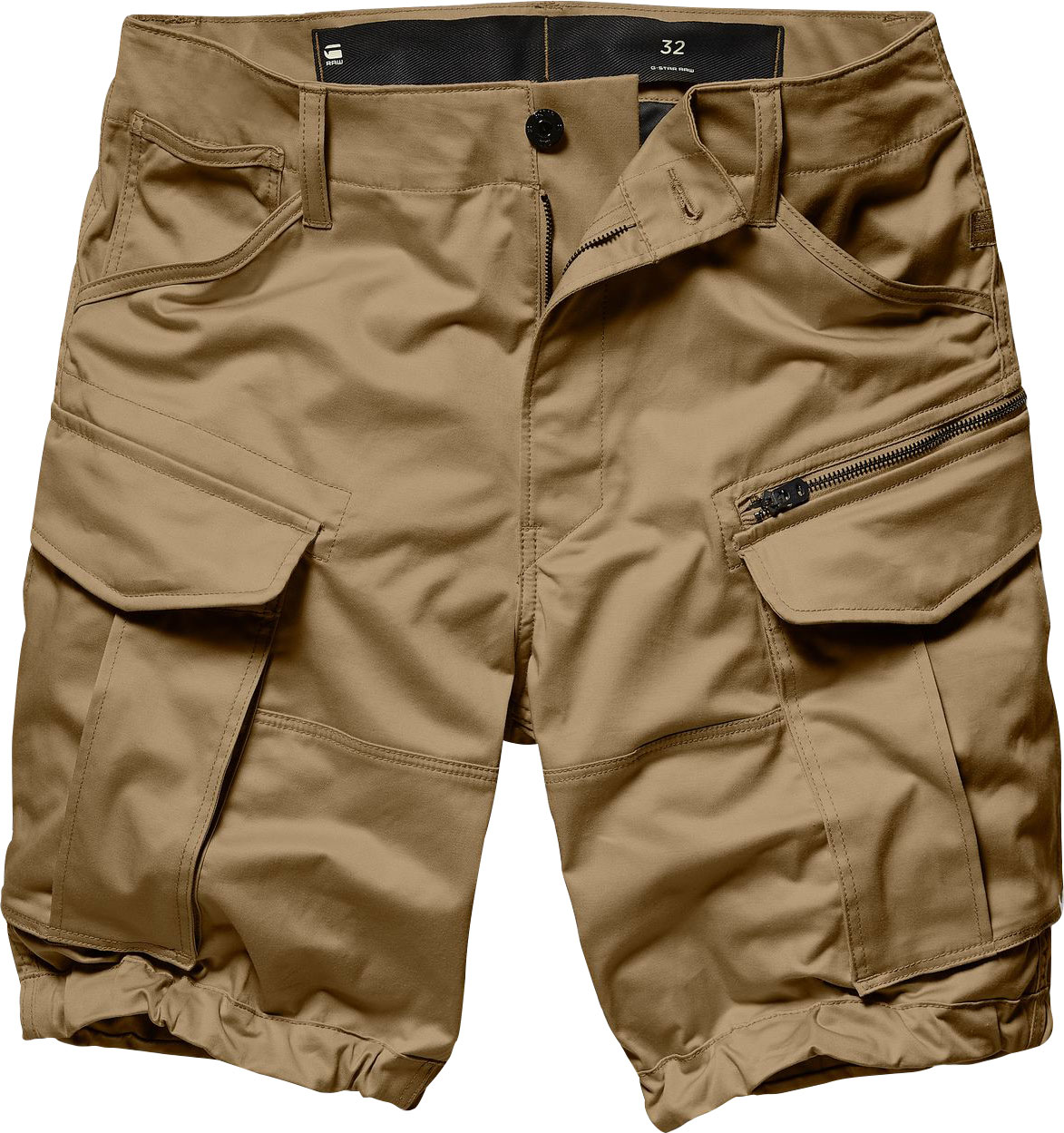 Green G-Star Men's Rovic Zip Loose Cargo Shorts 