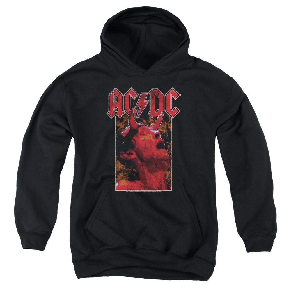 Horns Kids Pull Over Hoodie TeeShirtPalace ACDC