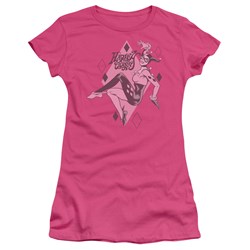 Harley Quinn Harley Quinn Juniors S/S T-shirt in Hot Pink by DC Comics