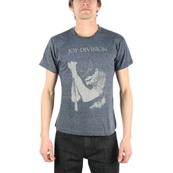 Joy Division - Ian Curtis Mens T-Shirt In Heather Navy