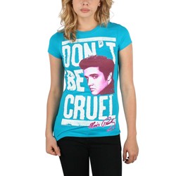 Elvis Presley - Don't Be Cruel Womens T-Shirt in Tourquoise