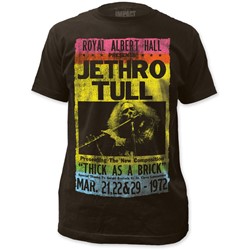 Jethro Tull - Mens Royal Albert Hall Fitted T-Shirt in Coal