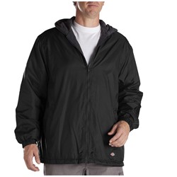 Dickies - 33-237 Fleece Lined Hooded Nylon Jacket