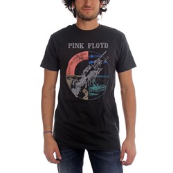 Pink Floyd - Wish You Were Here (Distressed) Mens T-Shirt In Coal