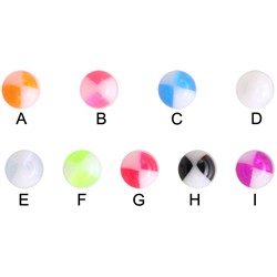 UV Beach Ball Edition 4 for 14g and 12g Jewelry