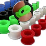 UV Silicone Plugs Available from 6g to 1 Inch - Available in Many Colors!