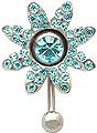 Jeweled Sunflower Charm for Navel Rings