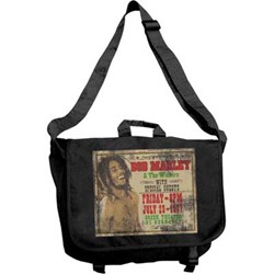 Bob Marley - Wailers Large Messenger unisex-adult Messenger Bag in Charcoal
