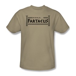 Fartacus - Adult Sand S/S T-Shirt For Men