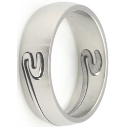 Stainless Steel Ring by BodyPUNKS (SSRX0238)