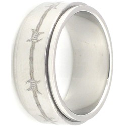 Stainless Steel Ring by BodyPUNKS (SSRX0415)