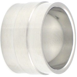 Stainless Steel Ring by BodyPUNKS (SSRX0442)