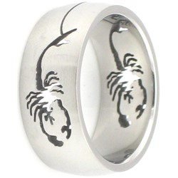 Stainless Steel Ring by BodyPUNKS (SSRX0458)