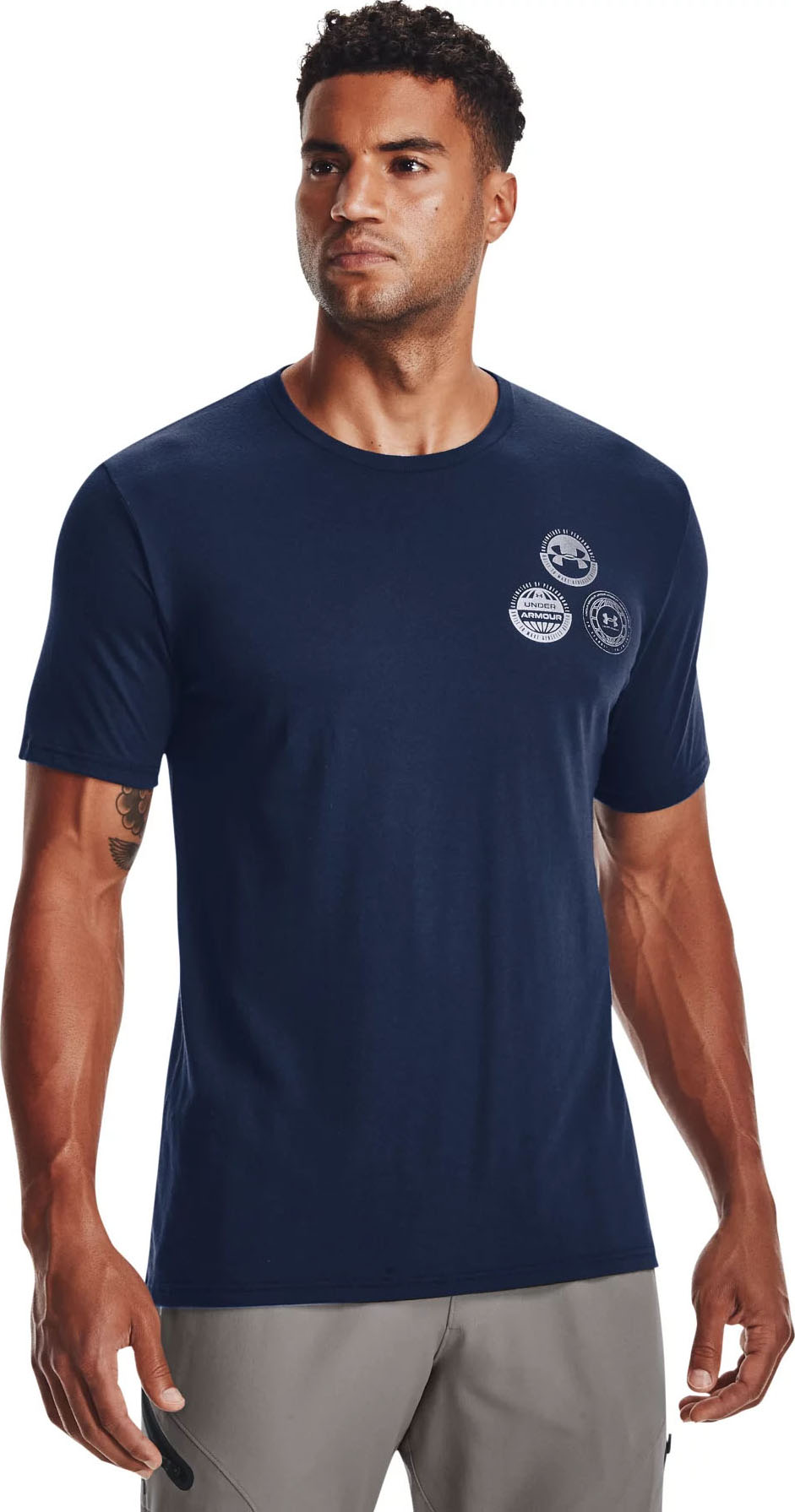 Under Armour - Mens Multi Crest Logo T-Shirt
