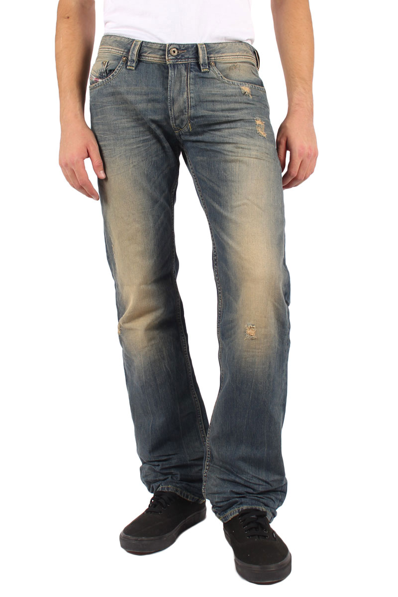 Diesel - Mens Larkee Relaxed Jeans, Color: 0814B
