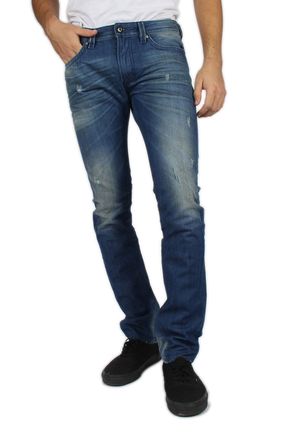 Diesel - Mens Thavar Skinny Jeans, Color: 0823U