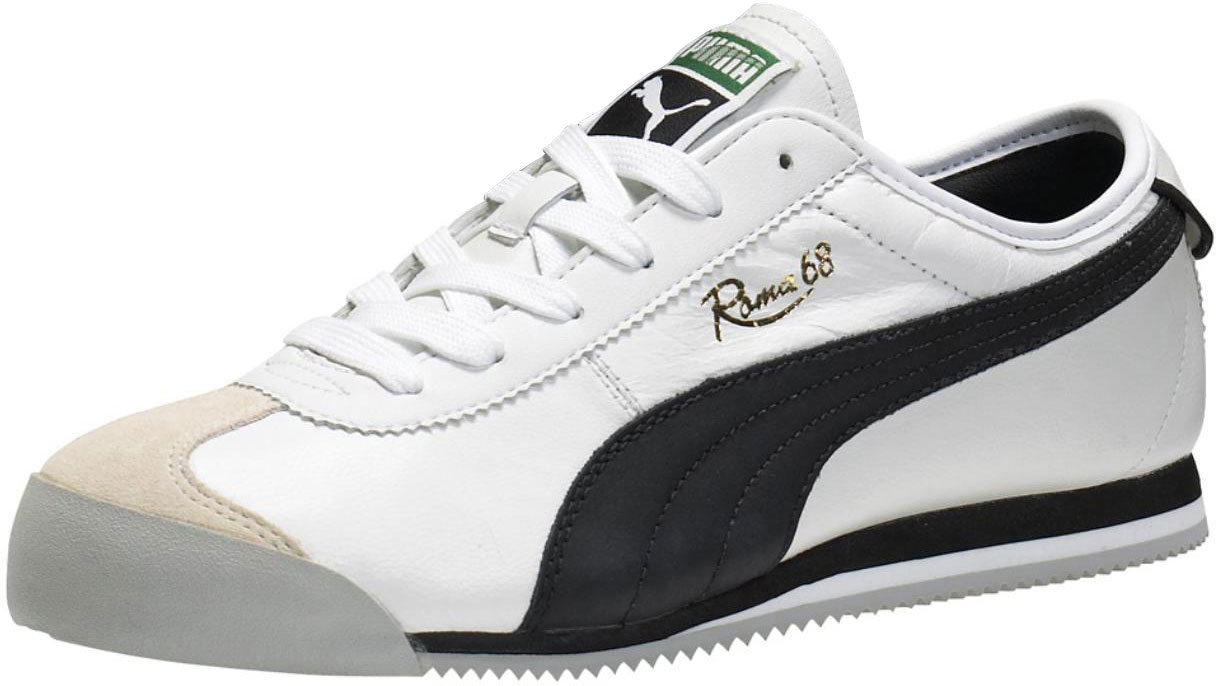 Puma Roma 68 Vintage Shoes In White / Black