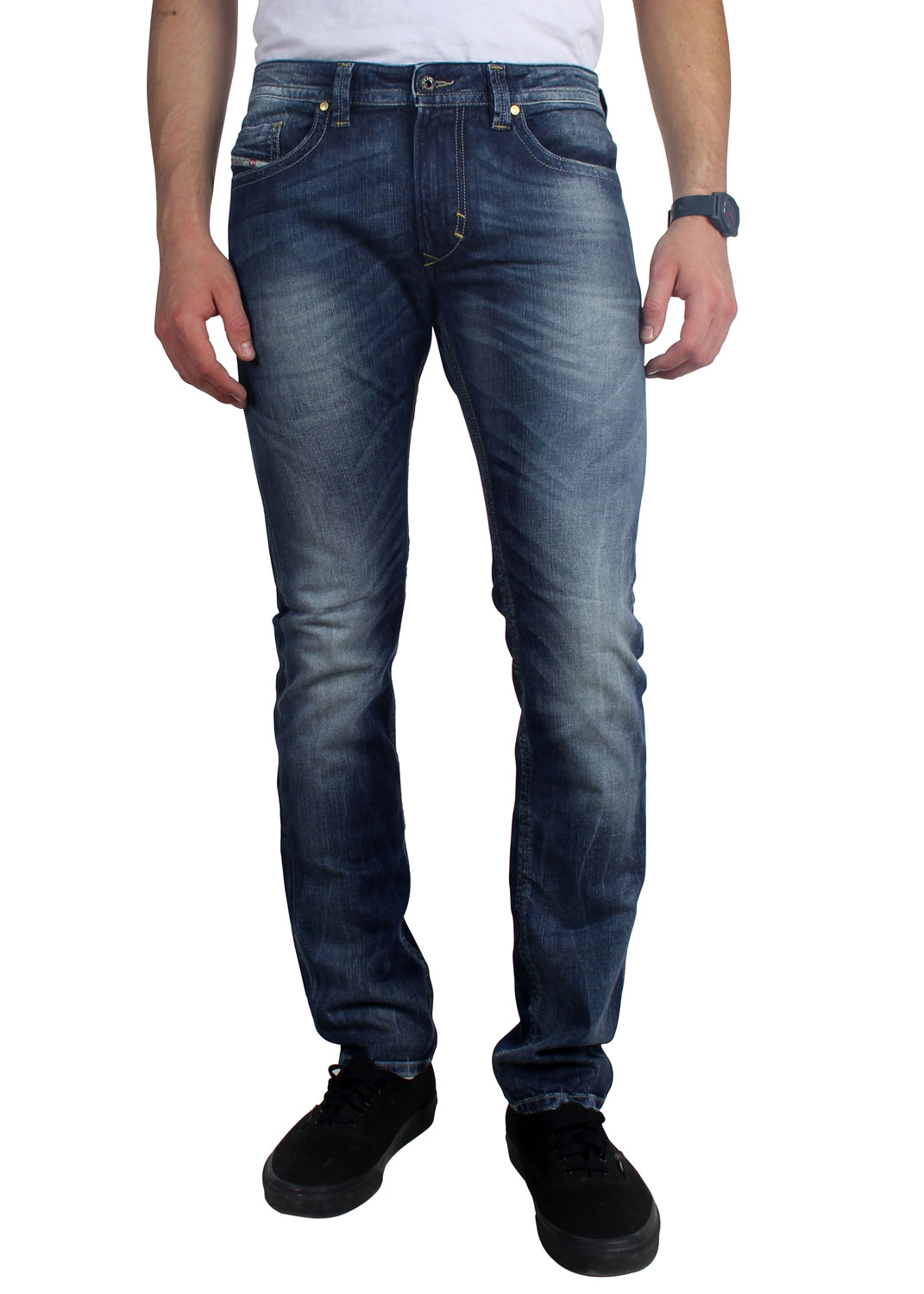 Diesel - Mens Thavar Skinny Jeans, Color: 0827I