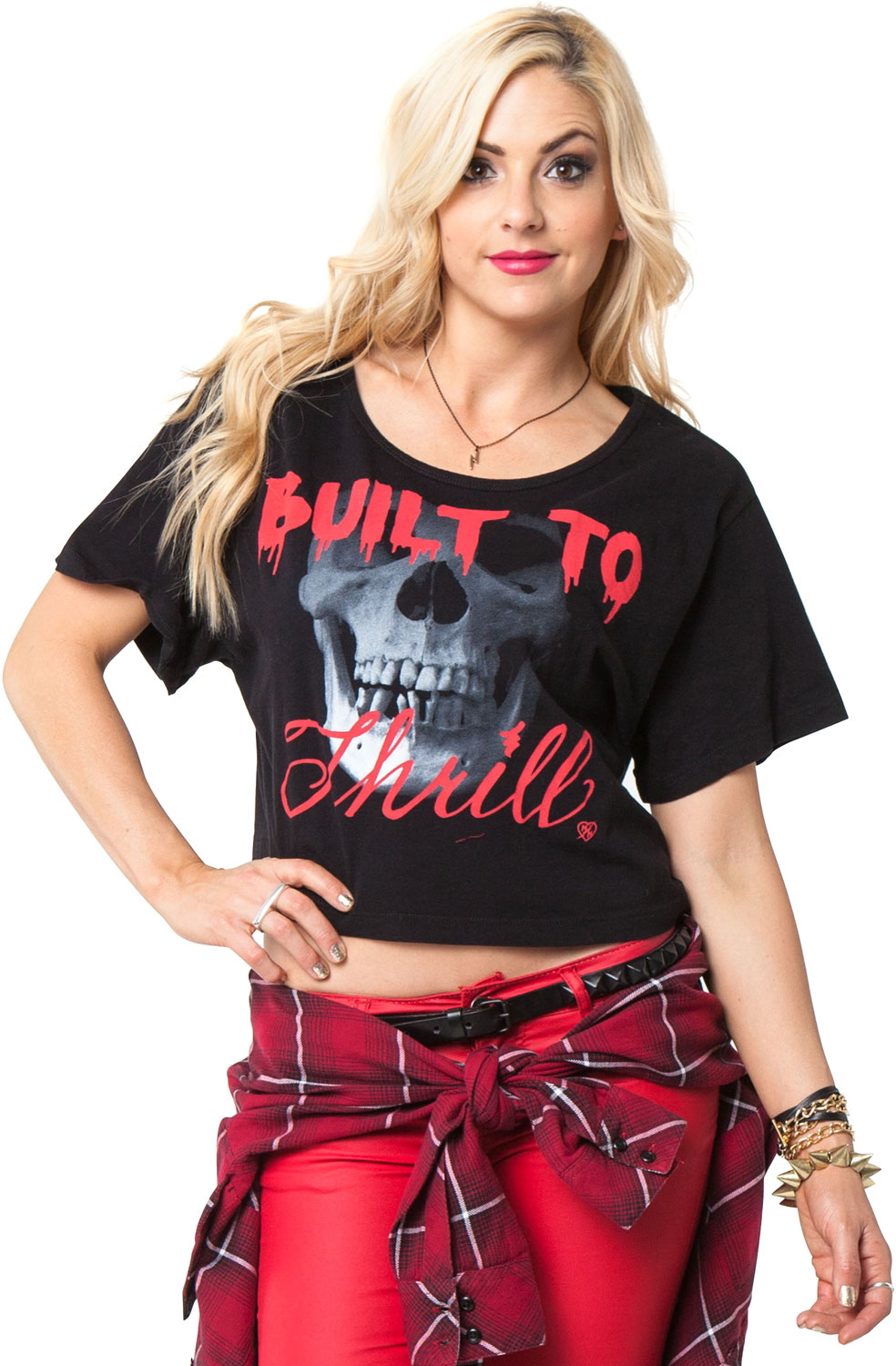 Metal Mulisha - Womens Built To Thrill Crop T-Shirt