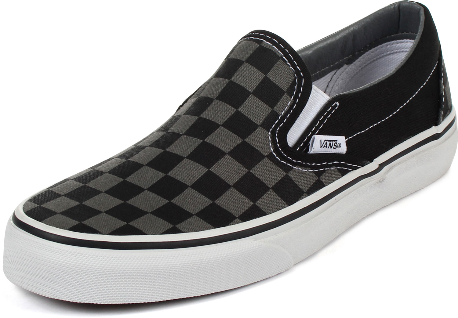 Vans - Unisex Adult Classic Slip-On Shoes In Black/Pewter