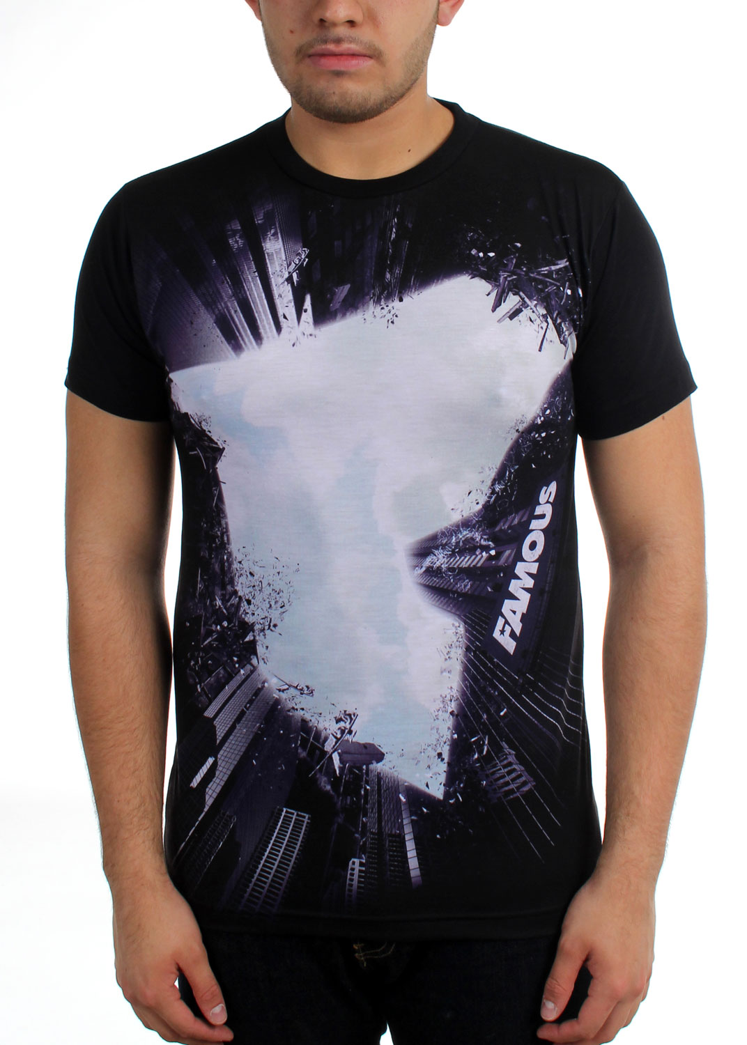 Famous Stars and Straps - Mens Skyscraper Sublimation T-Shirt