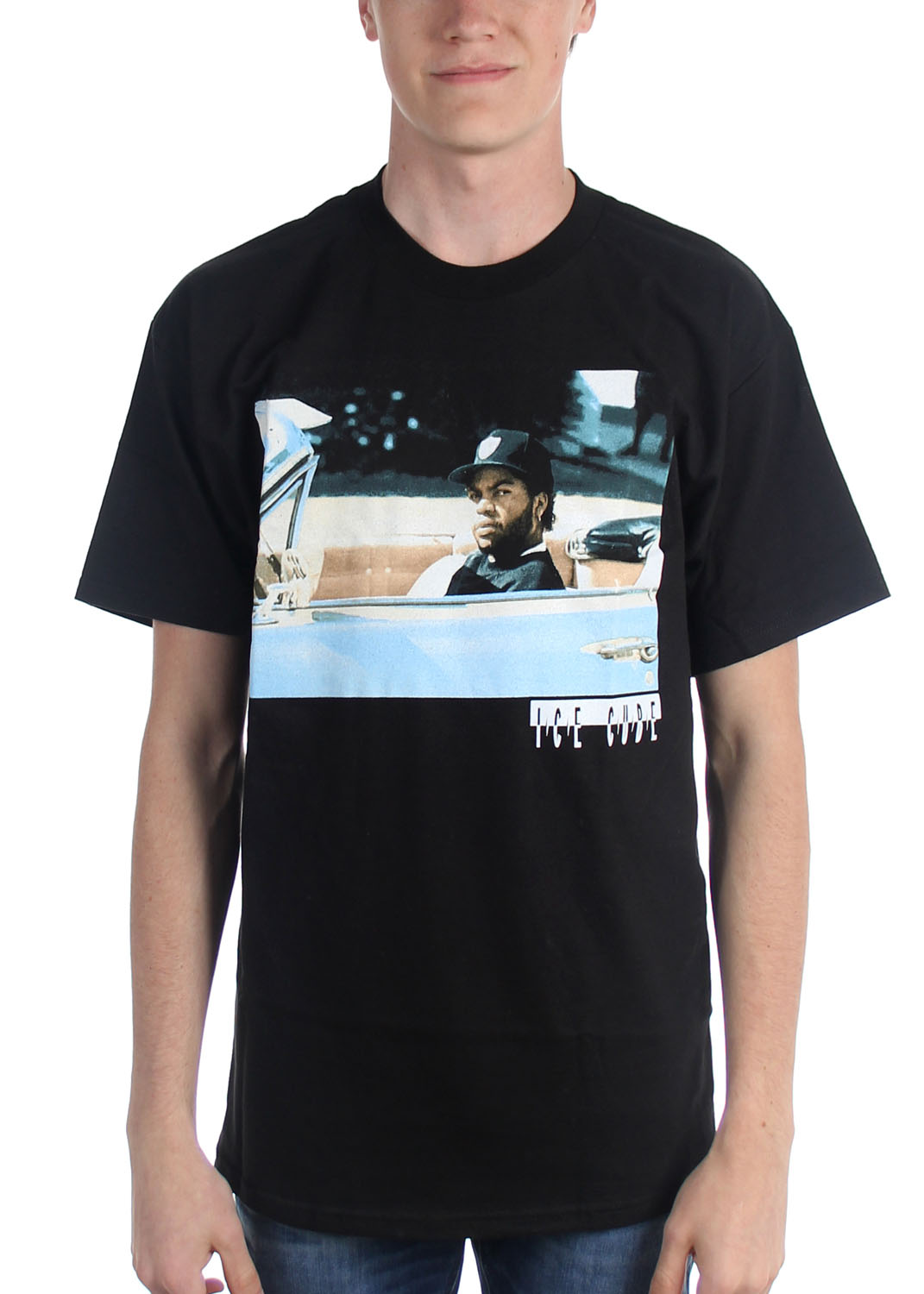 Ice Cube - Mens Ice Cube In Car T-Shirt