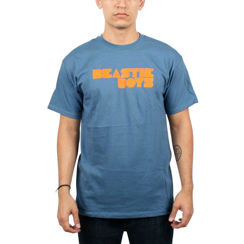 Beastie Boys Orange Logo Navy Blue T Shirt New Official Big Tall Sizing!!