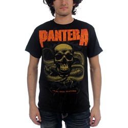 Pantera Snake Adult S/S T-Shirt In Black