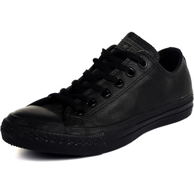 Converse Leather Chuck Taylor All Star Shoes (1T865) Low Top in Black ...