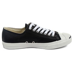 Jack Purcell Black/White Leather Low Top Shoes (1S962)