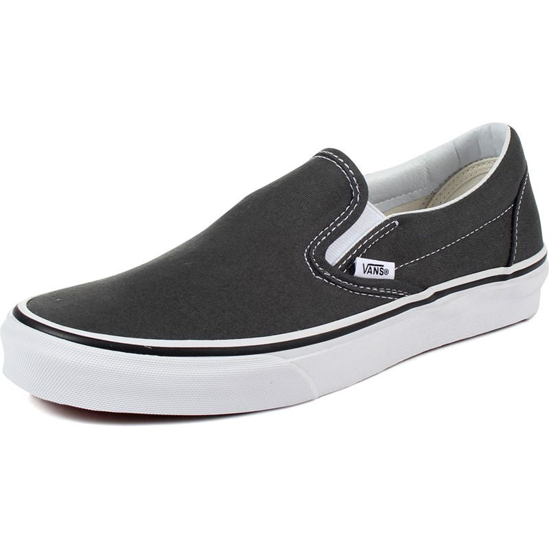 Vans - Unisex Adult Classic Slip-On Shoes In Charcoal