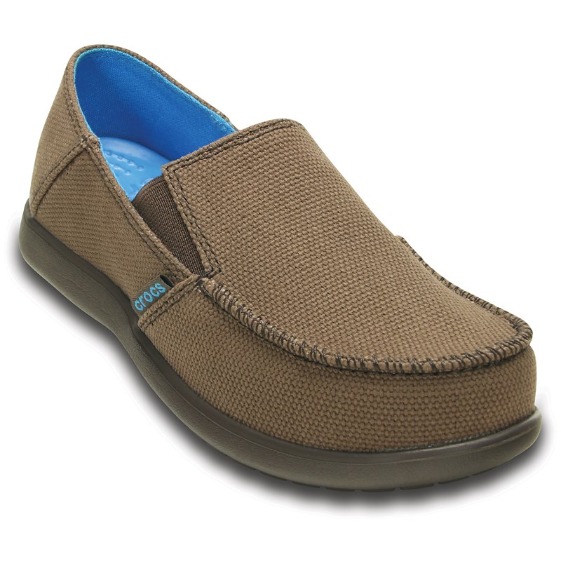 Crocs - Boys Santa Cruz Canvas Loafer Slip On Shoes