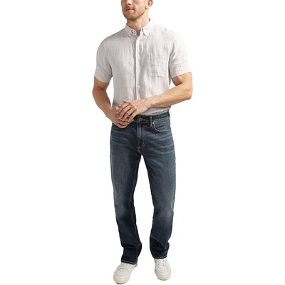 Silver Jeans - Mens Grayson Classic Fit Straight Jeans